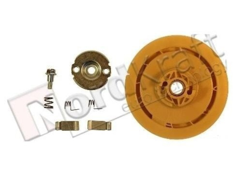 Koło linowe z zabierakami do zamiennika startera kosiarki spalinowej MTD THORX/HONDA GXV160